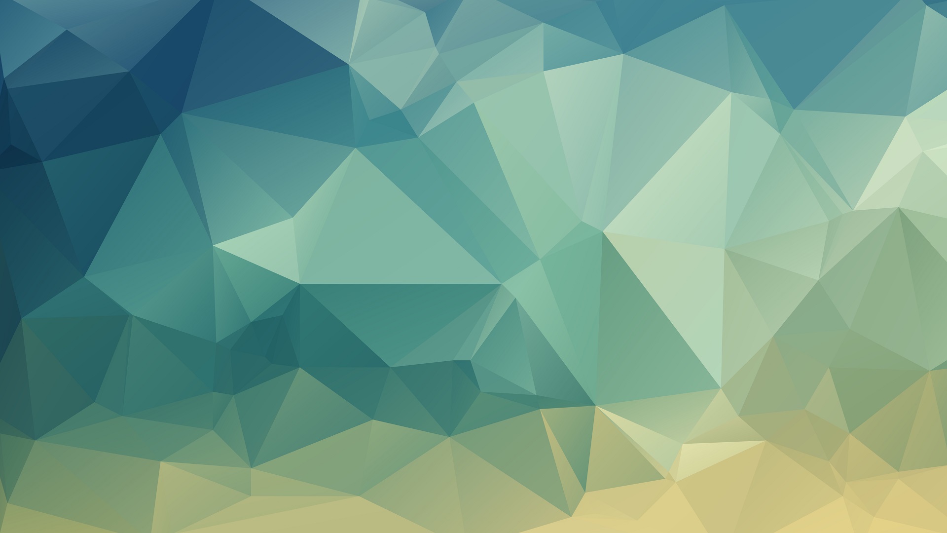 Green geometric abstract